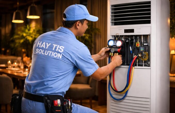 Jasa Service AC Standing Depok